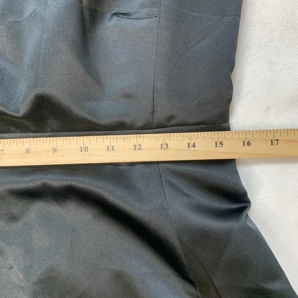 Cynthia Howie Black Sleeveless Midi Dress Cocktail Party Career Womens 6 Sheath - Picture 6 of 9